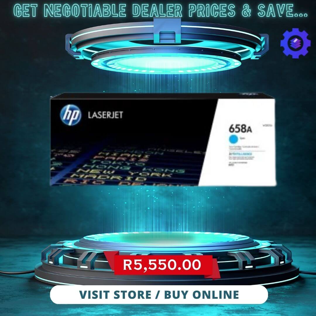 HP 658A, W2001A Cyan Toner Cartridge