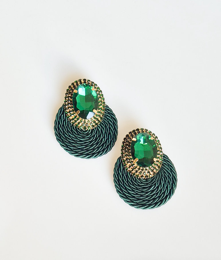 Mel South Africa princess forest earrings in western cape